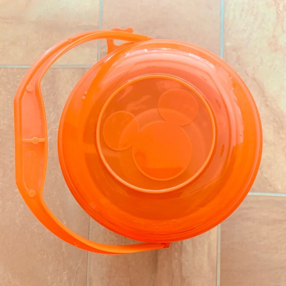 Disneyland Resort Black & Orange Halloween Mickey Mouse & Friends Bucket Pail